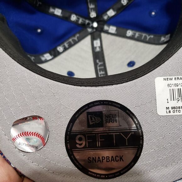 Chicago Cubs New Era Splatter 9FIFTY Snapback Hat Cap Royal Blue /red/white NWT - Picture 5 of 9